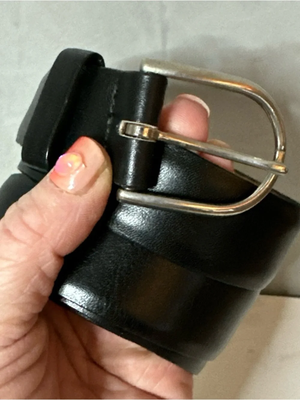 CHICAGO LEATHER WORKS VINTAGE LEATHER BELT SIZE 42